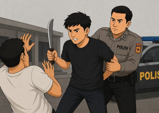 Tusuk Korban dengan Golok, Pria di Palabuhanratu Diamankan Polisi