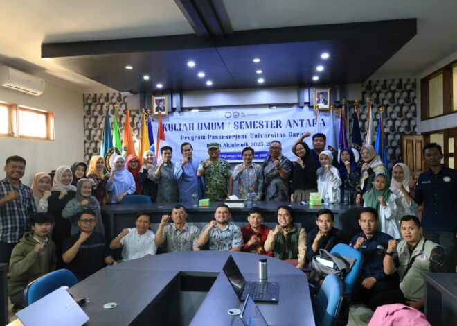 ‎Dandim 0611/Garut Berikan Kuliah Umum kepada Mahasiswa Pascasarjana UNIGA