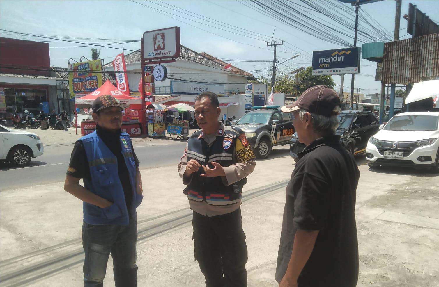 Ciptakan Kondusifitas Lingkungan, Polsek Telagasari Sebar Himbauan Kamtibmas