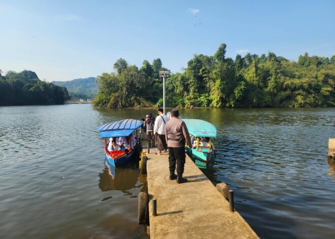 Polsek Panjalu Tingkatkan Monitoring Wisatawan, Pastikan Keamanan Pengunjung Situ Lengkong