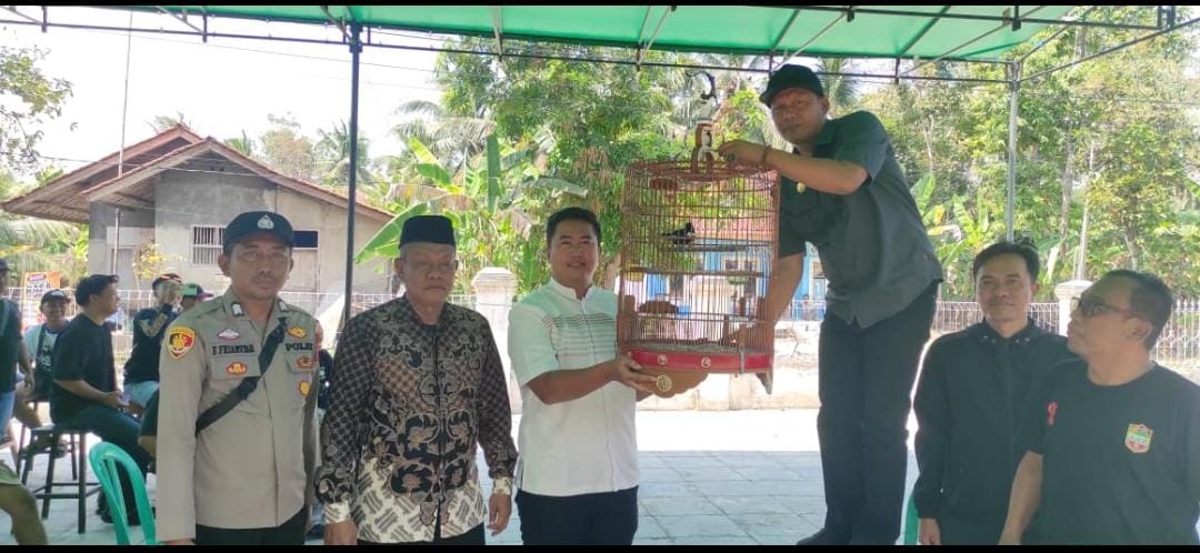 Polsek Lakbok Pastikan Kontes Burung Kicau Berlangsung Aman, Polisi Perkuat Pesan Kamtibmas
