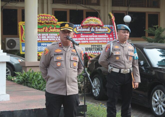 Apel Pagi Jam Pimpinan, Kapolsek Kemayoran Tekankan Anggota Hadir, Peduli dan Responsif terhadap Masyarakat