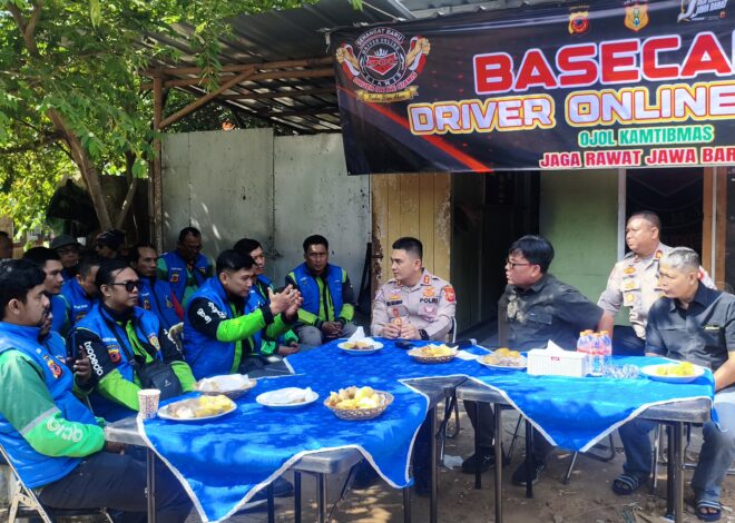 Ngopi Bareng Komunitas Ojol, Kapolres Ciamis Perkuat Sinergi Jaga Kamtibmas