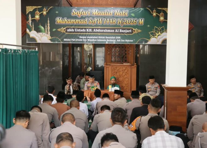 Polres Ciamis Gelar Safari Maulid Nabi Muhammad SAW, Tanamkan Keteladanan Rasulullah dalam Pelaksanaan Tugas Polri