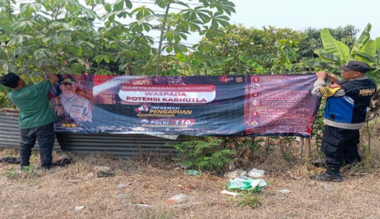 Cegah Karhutla, Kapolresta Karawang Instruksikan Jajaran Perkuat Imbauan kepada Masyarakat