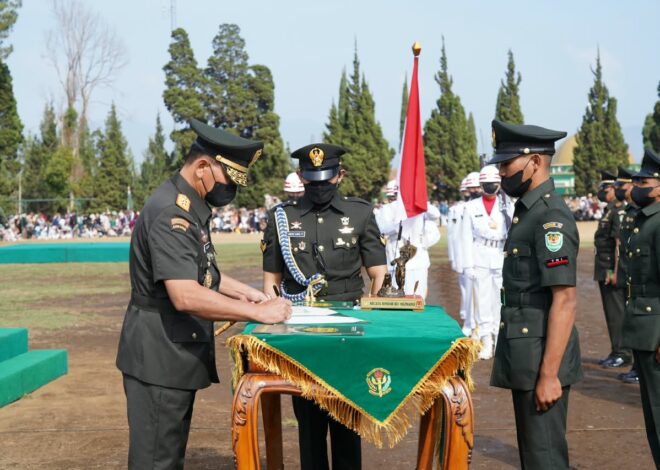 Tutup Pendidikan dan Lantik 1.452 Prajurit Dikmata Infanteri Gelombang II TA 2026, Pangdam III/Slw Sampaikan Pesan Ini