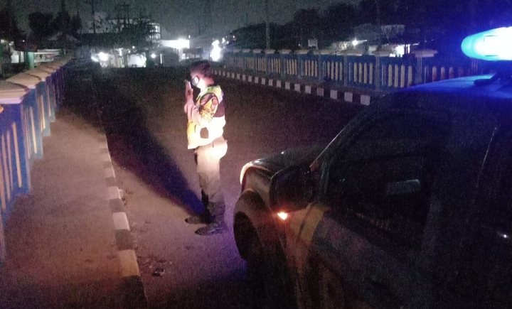 Polsek Klari Pastikan Situasi Kamtibmas di Jembatan Belendung Aman dan Kondusif
