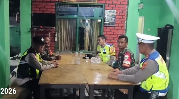 Personil Polsek Klari Sambang Silaturahmi Kamtibmas Ke Mako Koramil