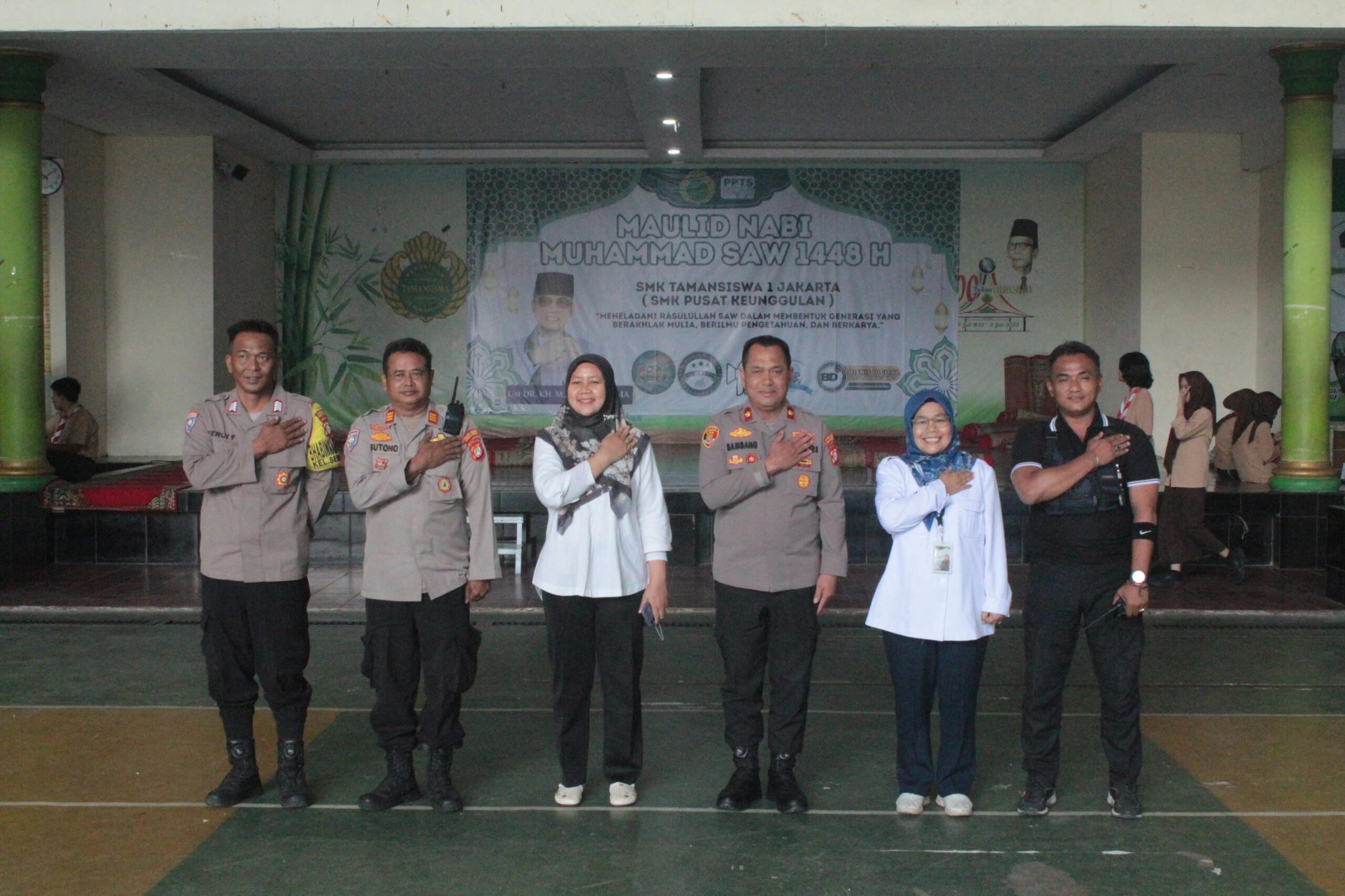 Kapolsek Kemayoran Perluas Sinergi Pendidikan, Program Bapak Asuh Polri Menyasar SMK Taman Siswa 1