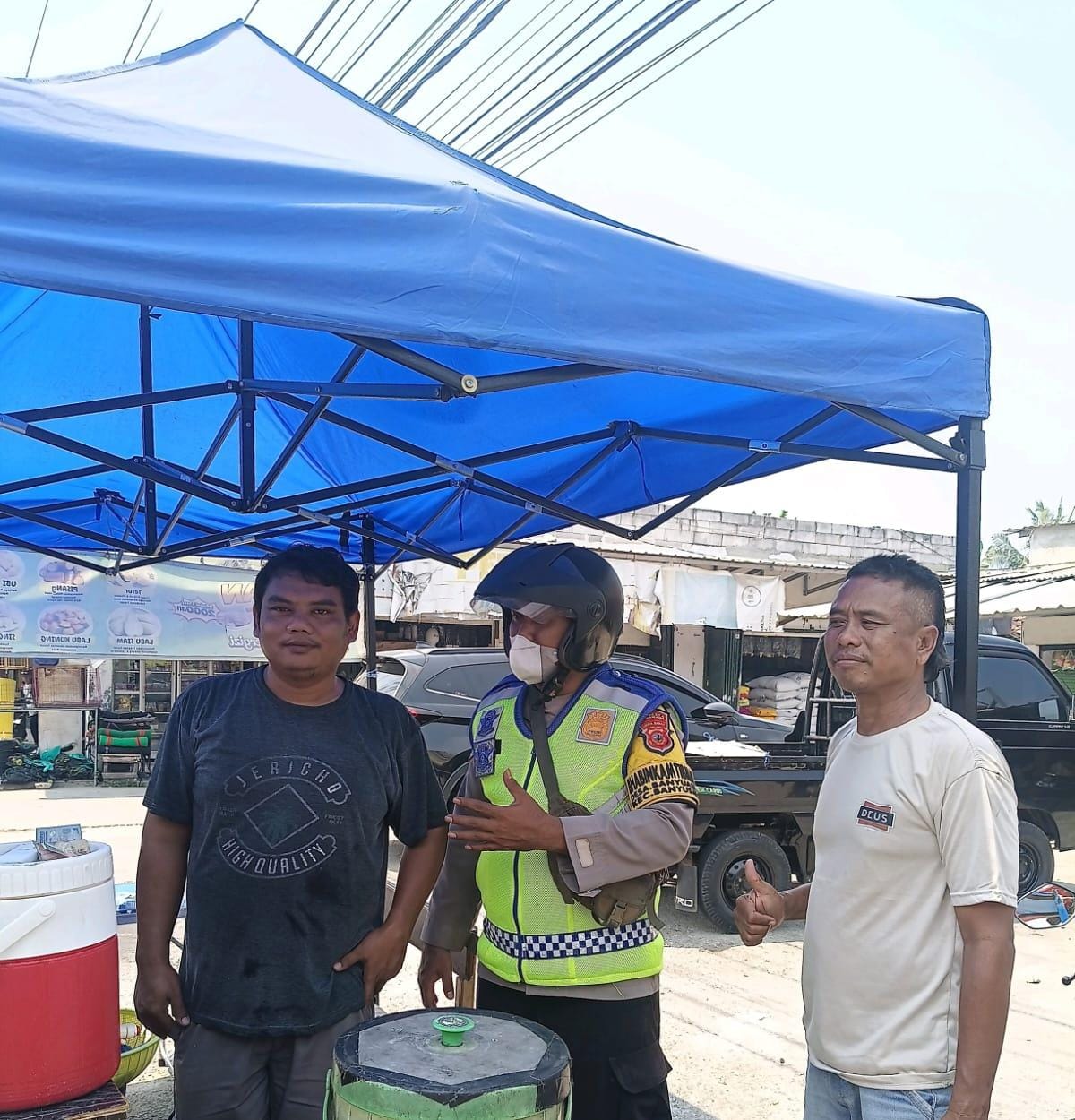 Prekat Polsek Banyusari Giat Patroli Jalan Raya Antisipasi Kejahatan