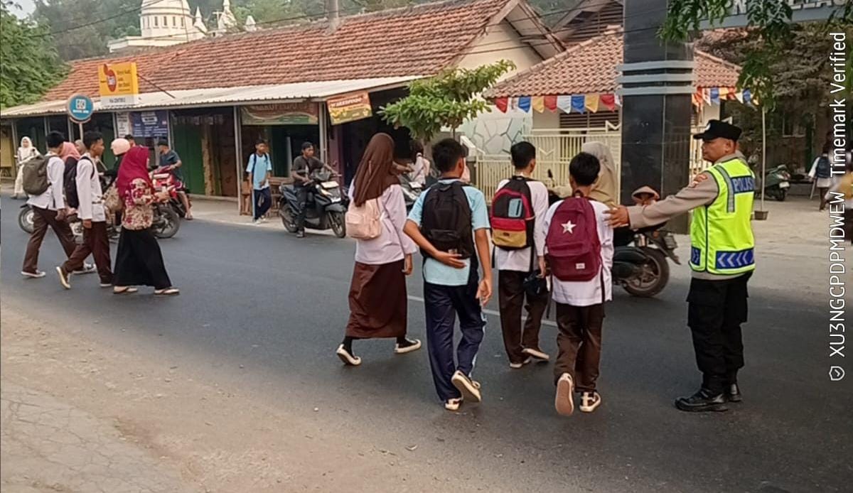 Polsek Telagasari Sigap Laksanakan Sapa Pagi, Wujudkan Kondusivitas Lingkungan