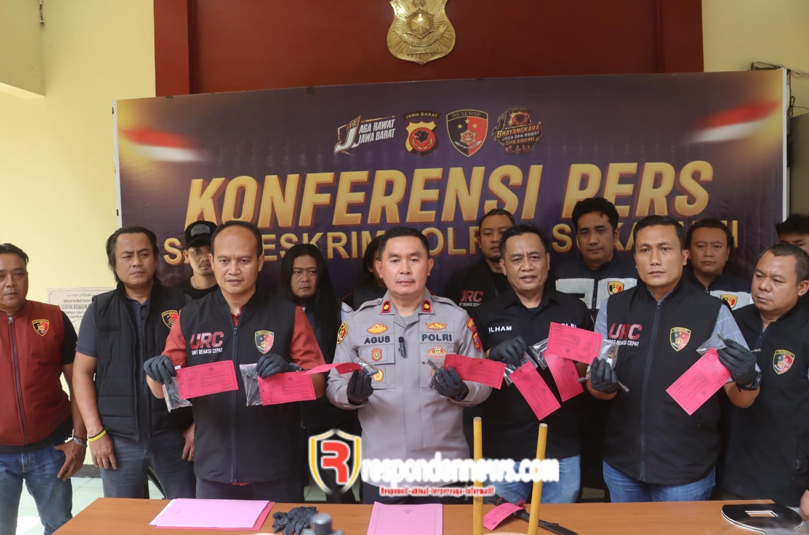 Polres Sukabumi Amankan 61 Motor dari 6 Kelompok Pelaku Pencurian