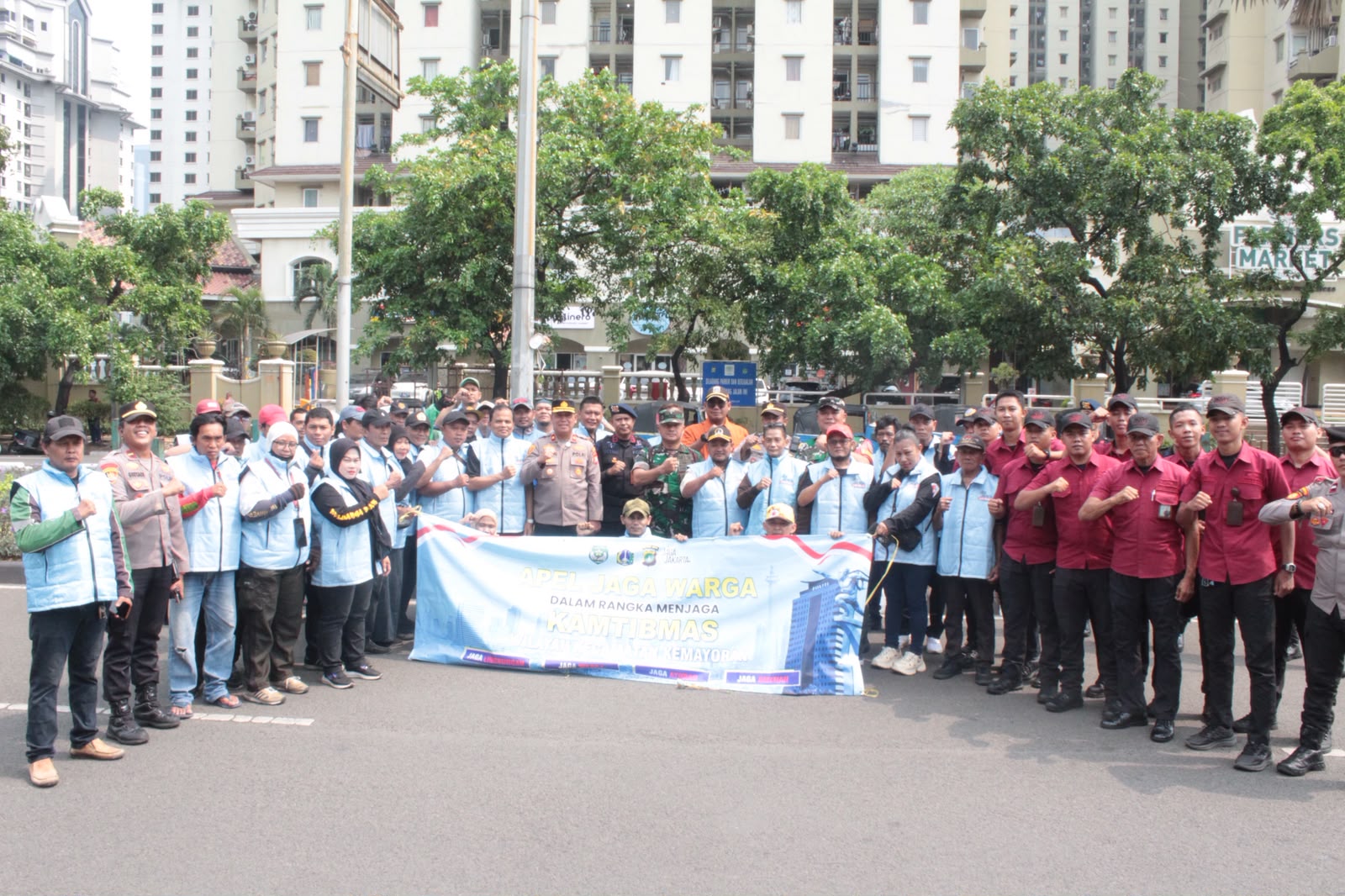 Apel Jaga Warga Dalam Rangka Menjaga Kamtibmas, Polri Hadir Bersama Masyarakat Jaga Kemayoran