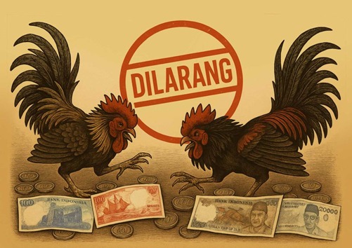 Resahkan Warga, Arena Sabung Ayam Diduga Jadi Sarang Judi di Muara Tawar Tarumajaya Bekasi