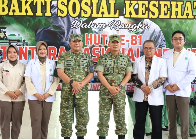 Dandim 0611/Garut Dorong Kepedulian Sosial TNI melalui Bakti Sosial HUT ke-81