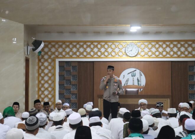 Kapolres Ciamis Hadiri Maulid Nabi di Ponpes Al-Madani, Sampaikan Pesan Kamtibmas