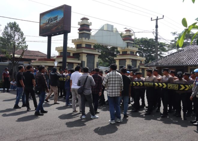 Polres Ciamis Tingkatkan Kesiapsiagaan Personel Melalui Latihan Dalmas Antisipasi Unjuk Rasa