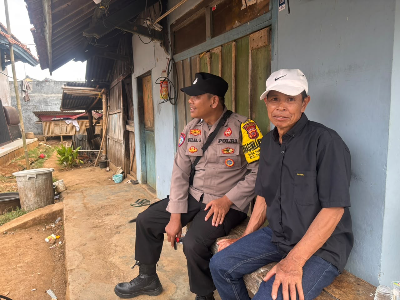 Polsek Panjalu Perkuat Kamtibmas melalui Patroli Dialogis di Wilayah Sukamantri
