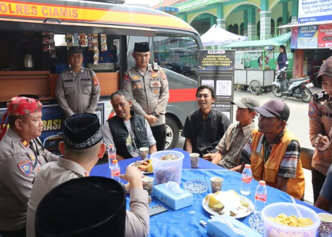 Mobil Ngopi Aspirasi Polres Ciamis Hadir di Tengah Warga, Bahas Kamtibmas dan Pelayanan Publik