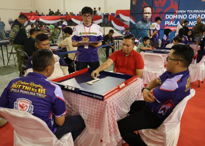 Turnamen Domino Piala Panglima TNI Wadah Perkuat Kedekatan TNI dan Masyarakat